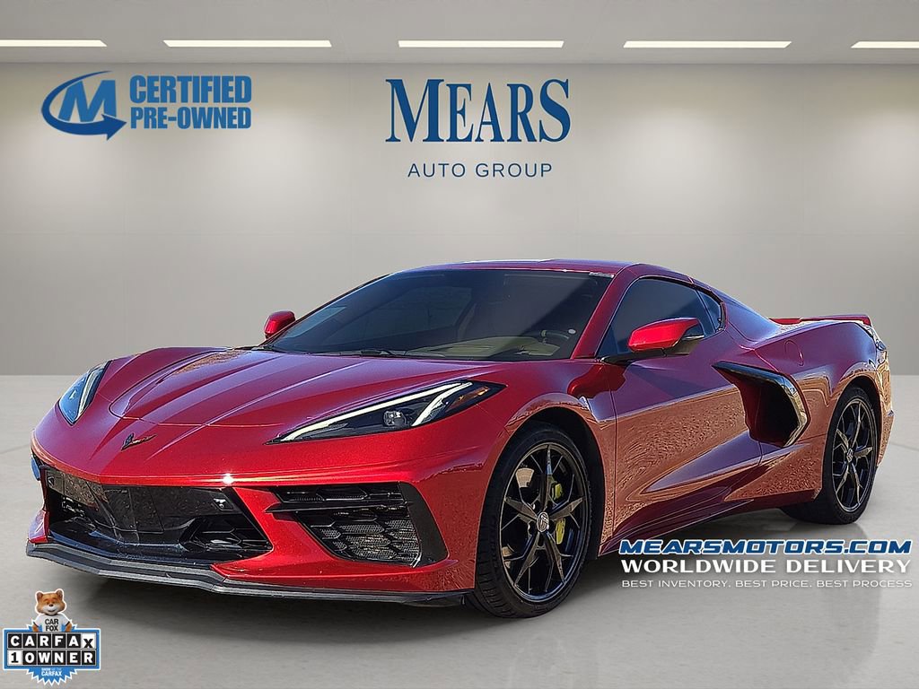 Used 2021 Chevrolet Corvette Stingray Premium Cpe w/ Z51 Performance Package image 1