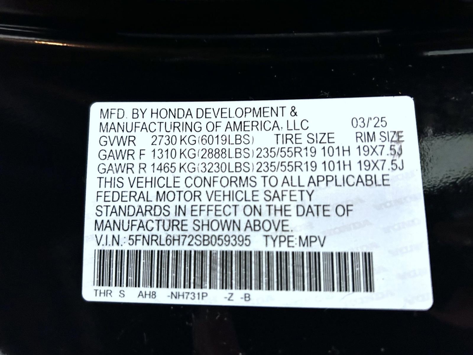 Used 2025 Honda Odyssey Sport-L image 24