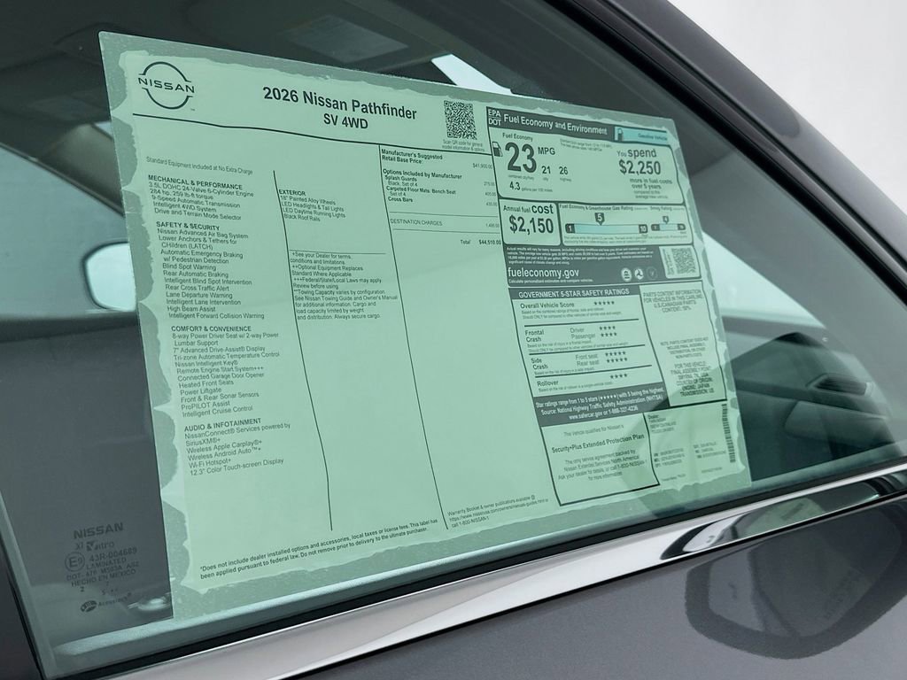 New 2026 Nissan Pathfinder SV image 13