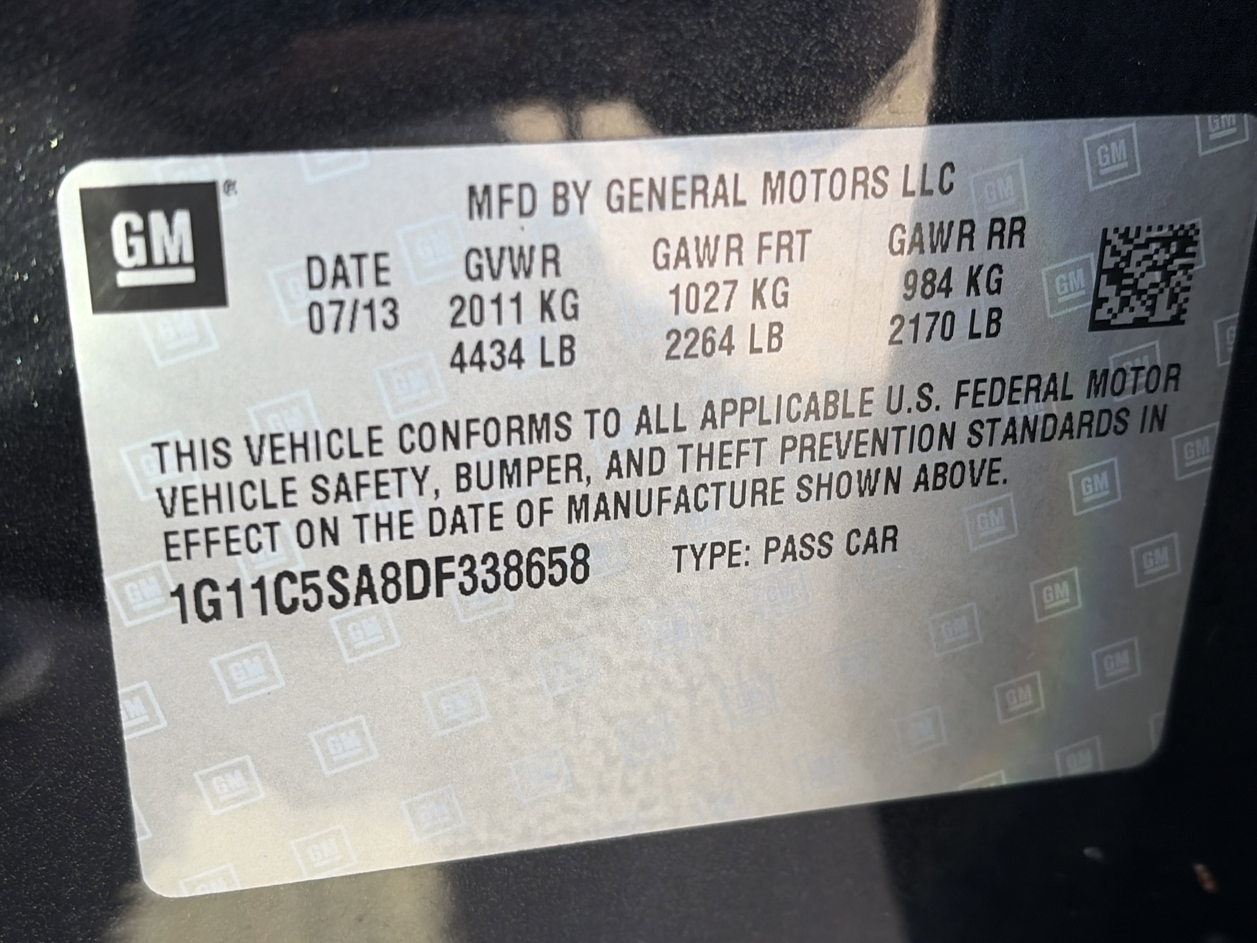 Used 2013 Chevrolet Malibu LT w/ Power Convenience Package FWD image 8