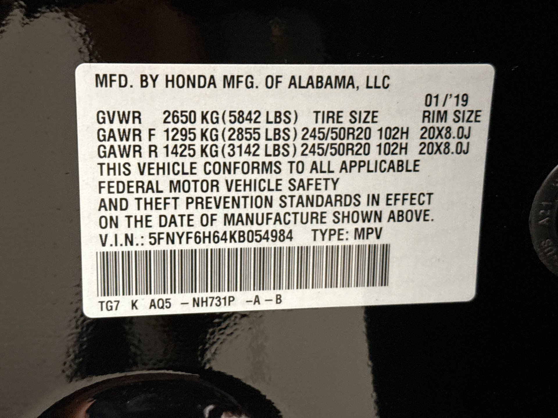 Used 2019 Honda Pilot Touring image 27