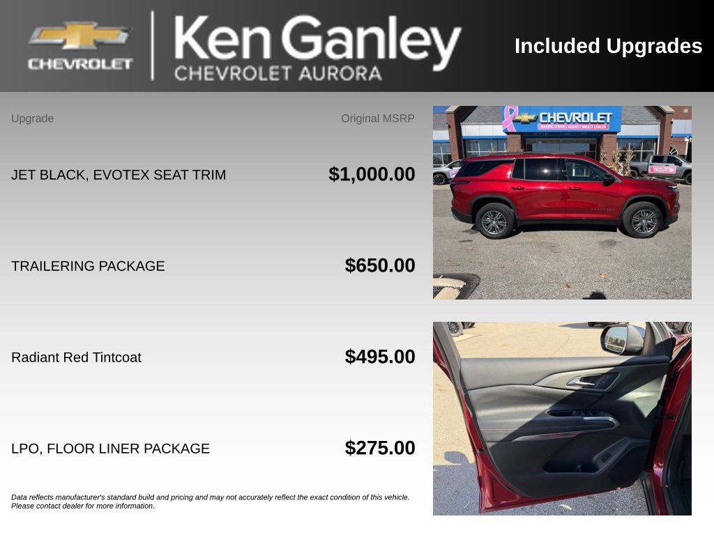 Used 2024 Chevrolet Traverse LT w/ Trailering Package AWD/4WD image 6