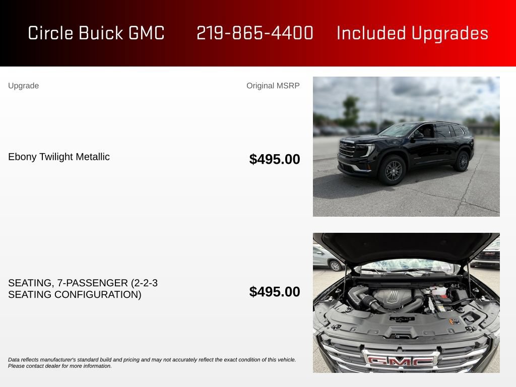 New 2026 GMC Acadia Elevation FWD image 3