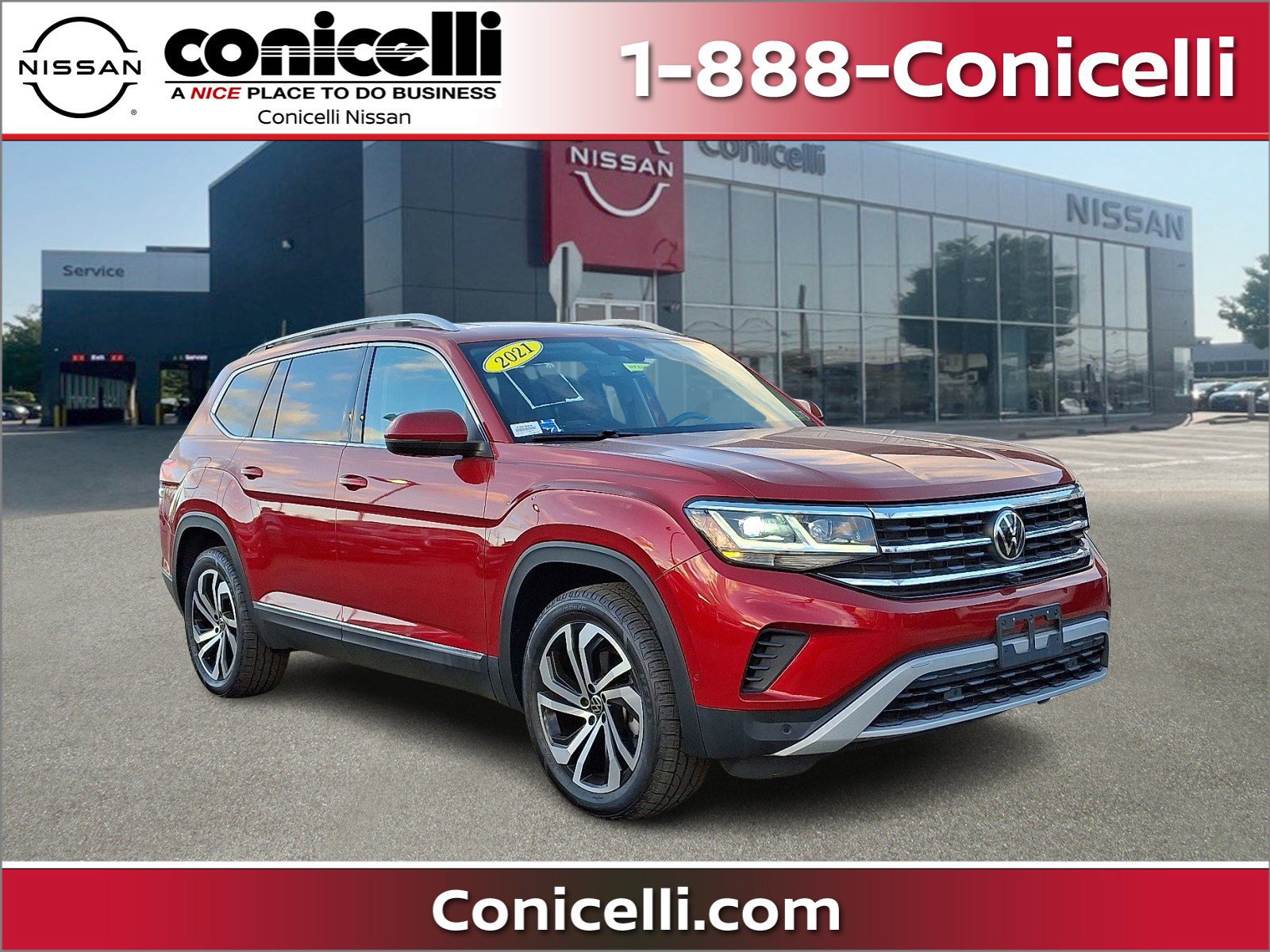 Used 2021 Volkswagen Atlas SEL Premium