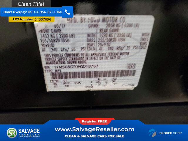 Used 2017 Ford Explorer Sport AWD/4WD image 17