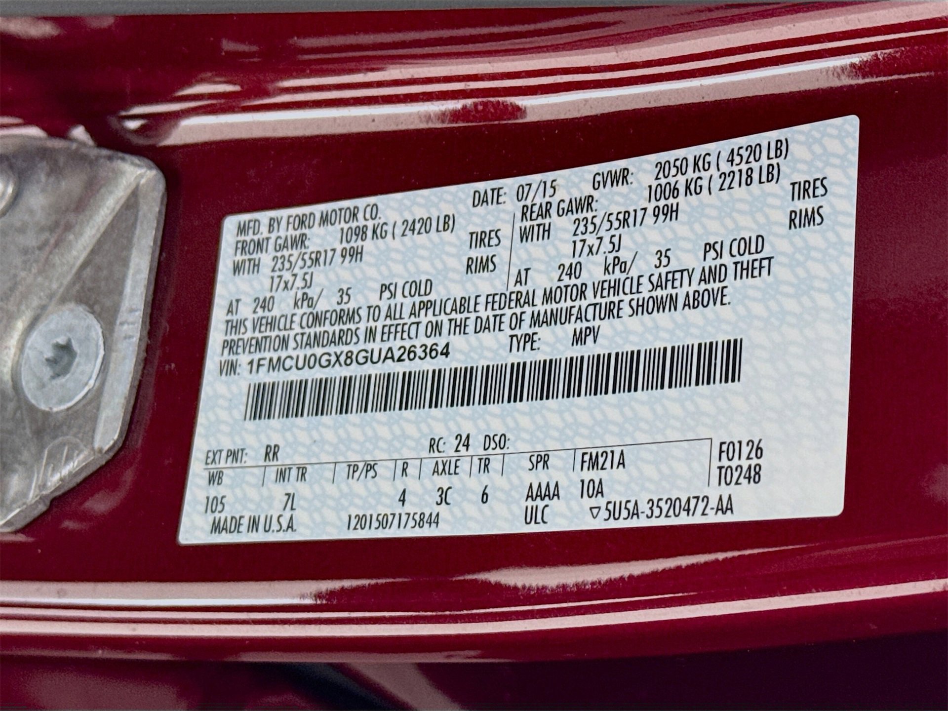 Used 2016 Ford Escape SE image 32