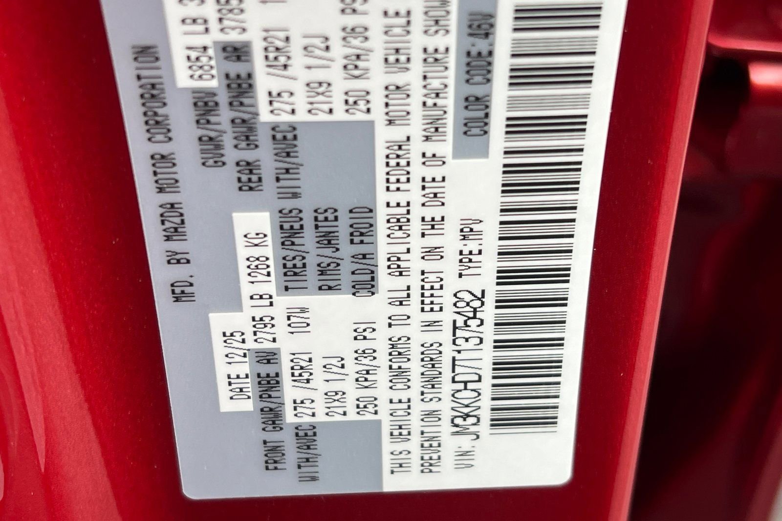 New 2026 MAZDA CX-90 3.3 Turbo w/ Premium Sport Pkg image 23