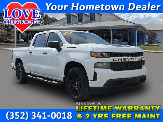 Used 2021 Chevrolet Silverado 1500 Custom w/ Rally Edition RWD image 1