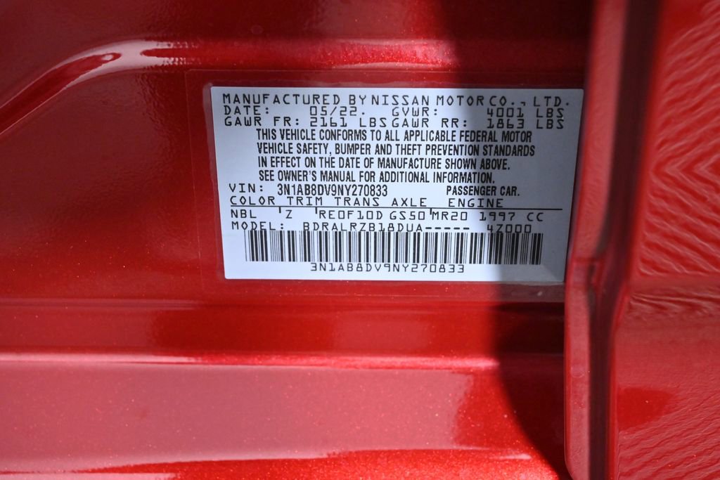 Certified 2022 Nissan Sentra SR w/ Electronics Package image 32