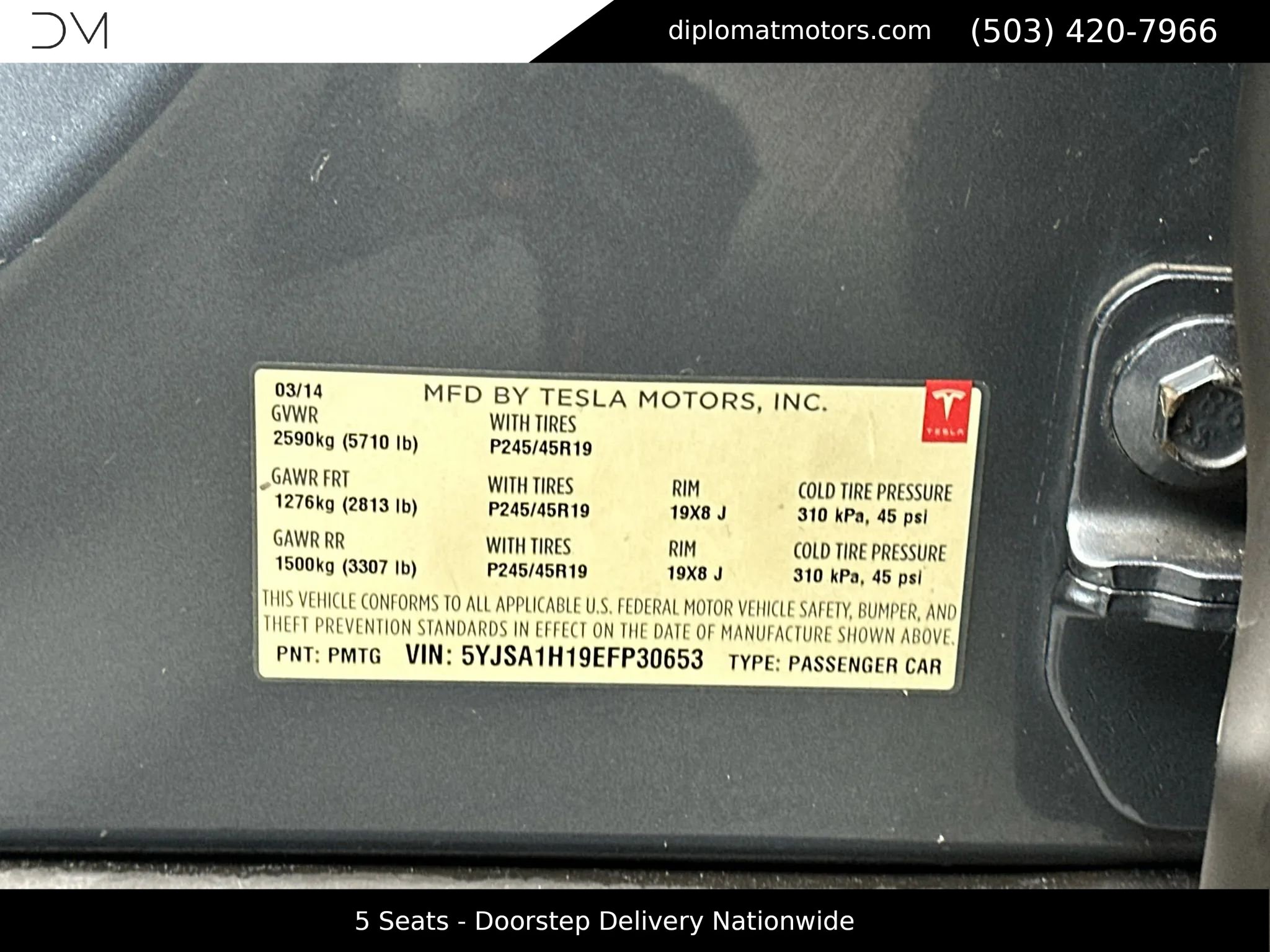 Used 2014 Tesla Model S 85 image 46