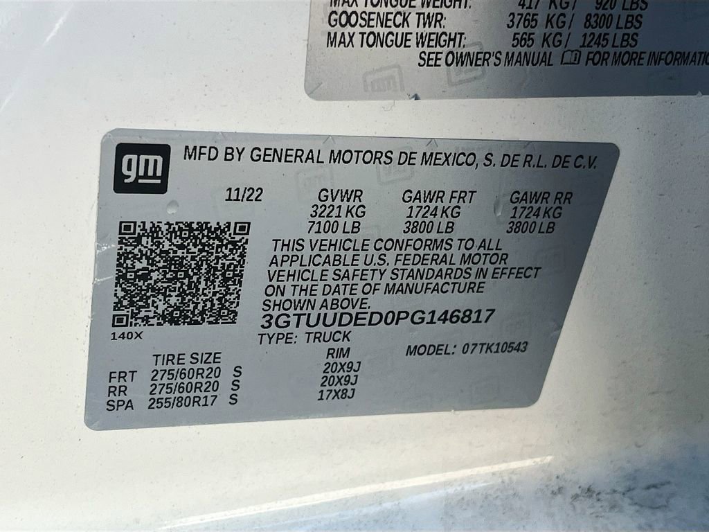 Used 2023 GMC Sierra 1500 SLT w/ X31 Off-Road Package image 30