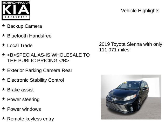 Used 2019 Toyota Sienna XLE FWD image 7