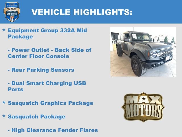 New 2025 Ford Bronco Badlands w/ Sasquatch Package image 11