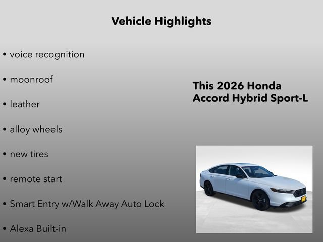New 2026 Honda Accord Sport image 15