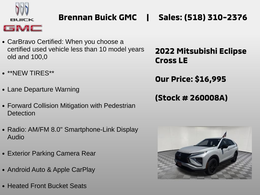 Used 2022 Mitsubishi Eclipse Cross LE AWD/4WD image 6