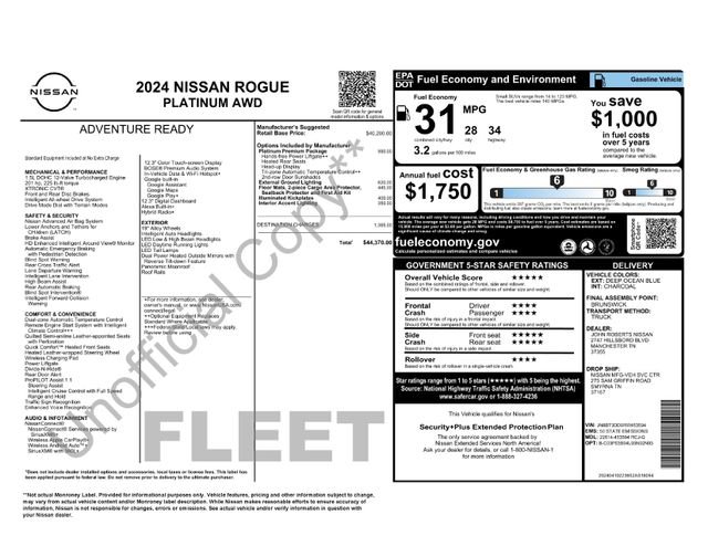 Certified 2024 Nissan Rogue Platinum w/ Platinum Premium Package AWD/4WD image 30