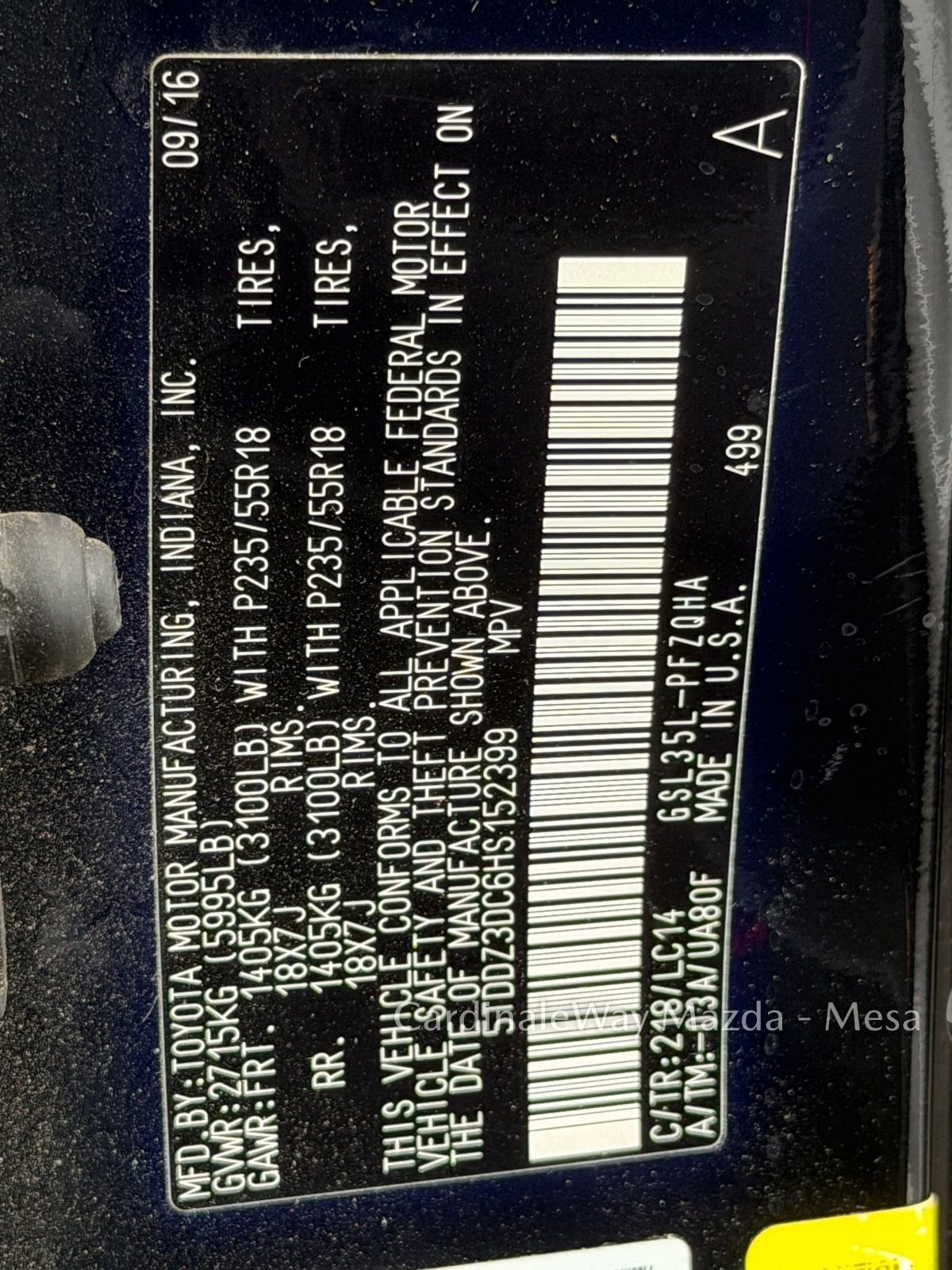 Used 2017 Toyota Sienna XLE Premium image 16