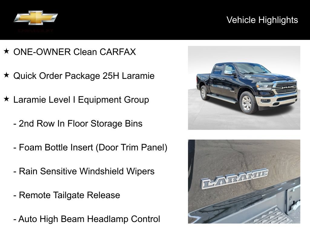 Used 2022 RAM 1500 Laramie AWD/4WD image 19