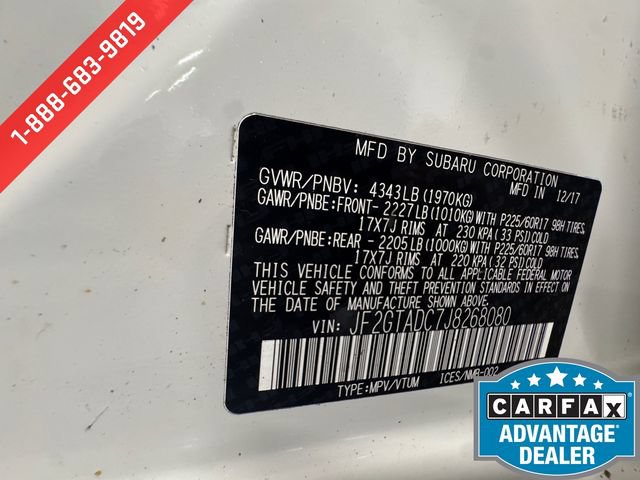 Used 2018 Subaru Crosstrek 2.0i Premium w/ Eyesight System AWD/4WD image 28