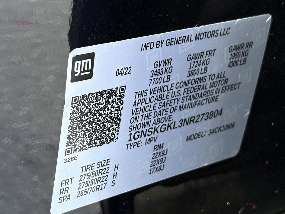 Used 2022 Chevrolet Suburban High Country image 30