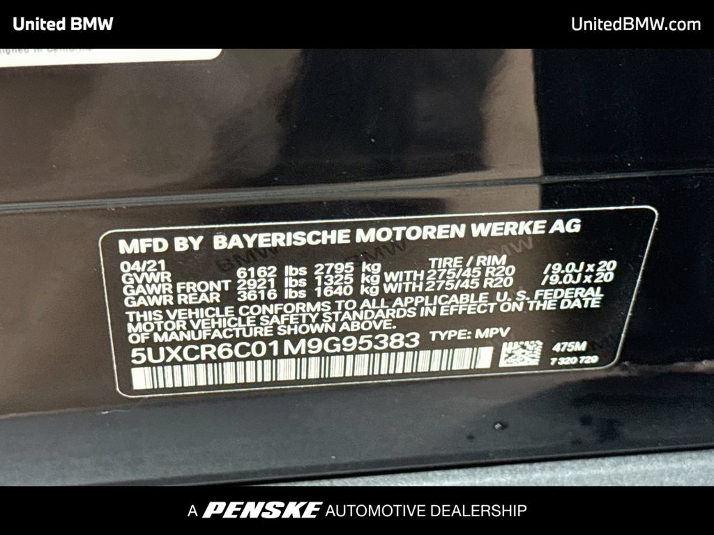Used 2021 BMW X5 xDrive40i w/ Premium Package 2 AWD/4WD image 22