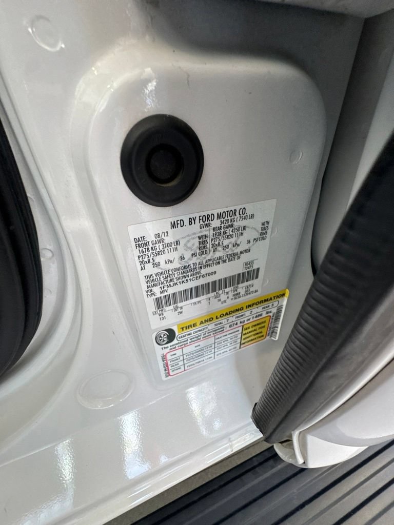Used 2012 Ford Expedition EL Limited RWD image 23