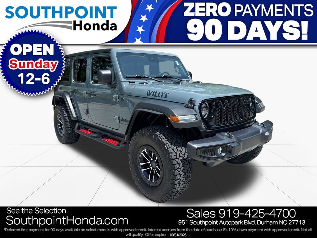 Used 2025 Jeep Wrangler Unlimited Sport AWD/4WD image 1