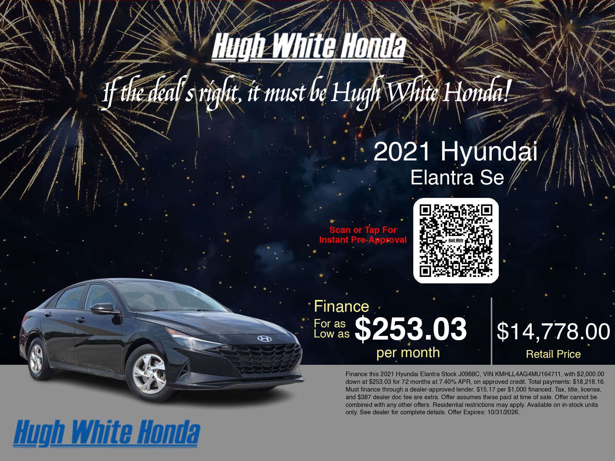 Used 2021 Hyundai Elantra SE FWD image 5