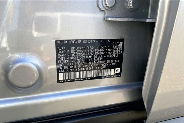 New 2026 Honda HR-V LX image 13