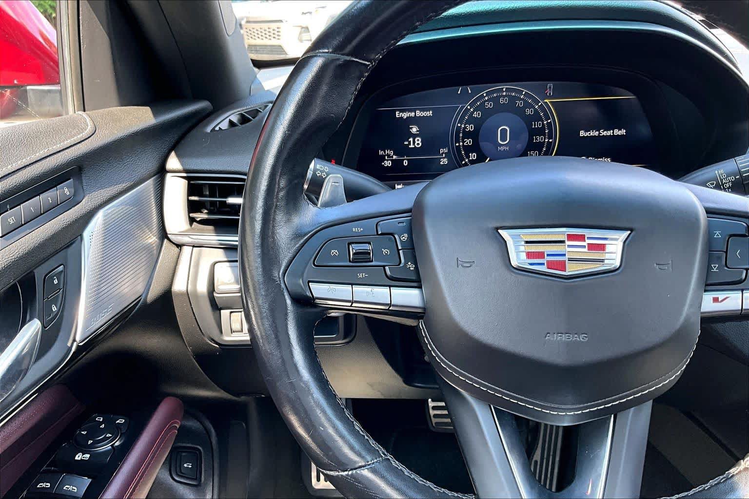 Used 2022 Cadillac CT4 V w/ Technology Package RWD image 47