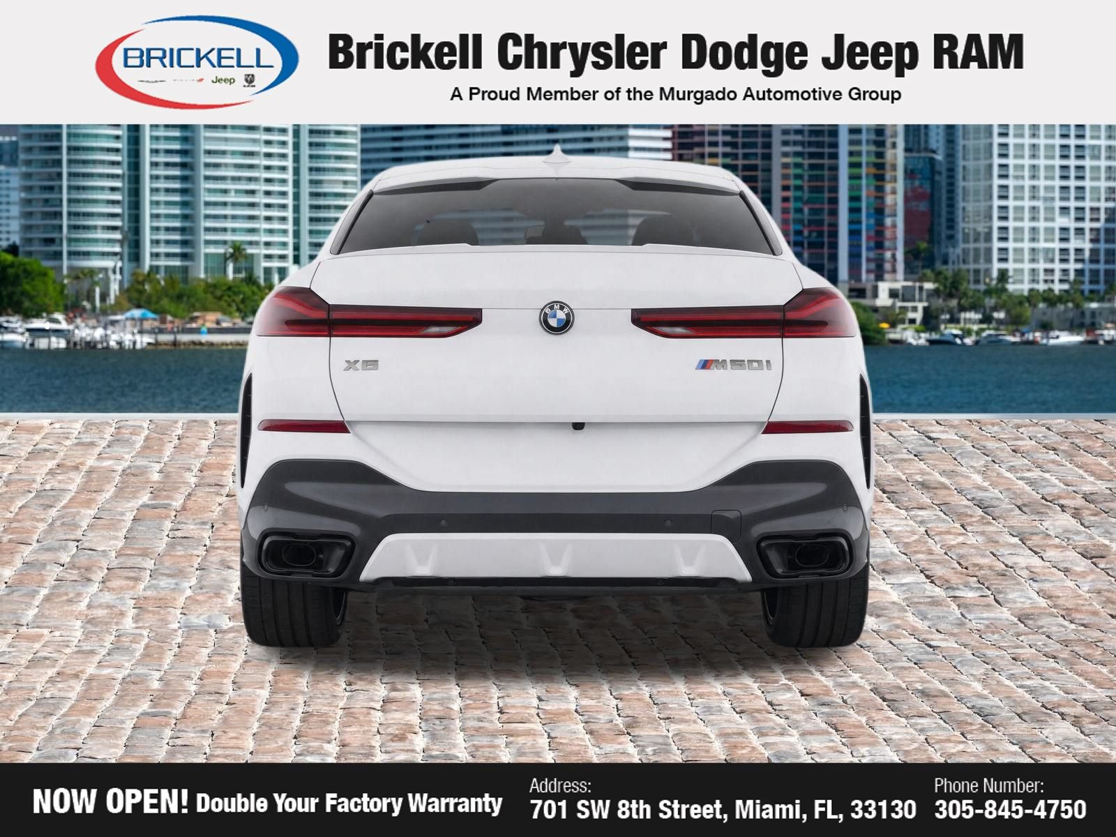 Used 2020 BMW X6 M50i w/ Executive Package AWD/4WD image 8