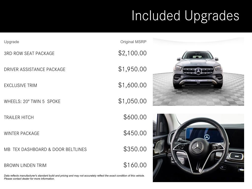 Used 2024 Mercedes-Benz GLE 450 4MATIC w/ 3rd Row Seat Package image 4