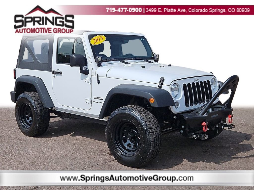 Used 2018 Jeep Wrangler Sport image 1
