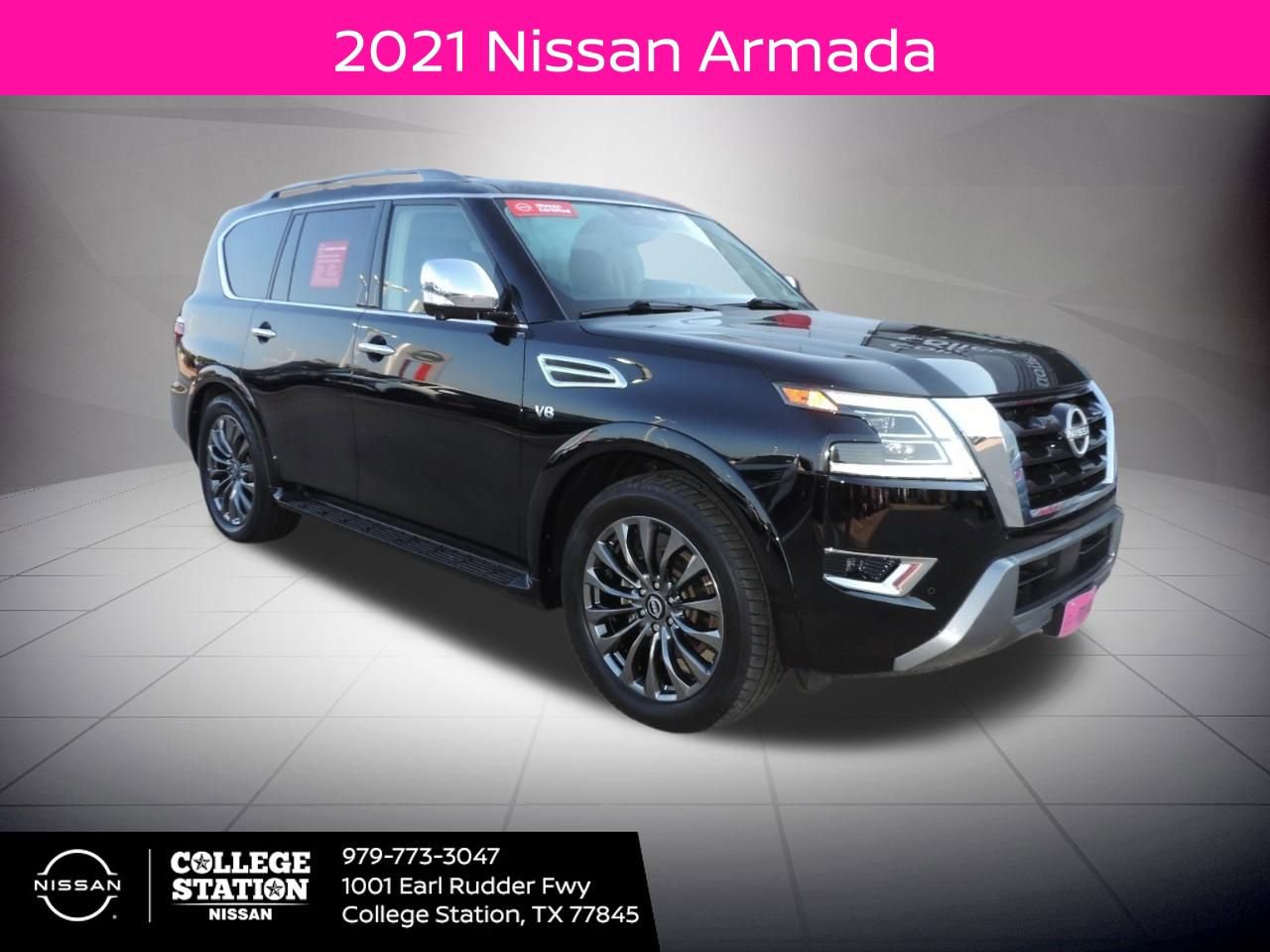 Certified 2021 Nissan Armada Platinum w/ Captain's Chairs Package