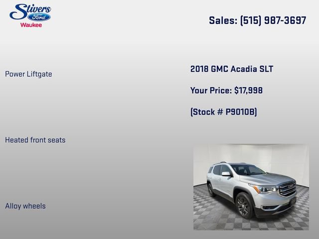 Used 2018 GMC Acadia SLT AWD/4WD image 16