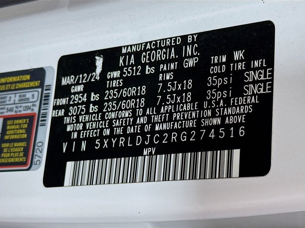 Certified 2024 Kia Sorento S AWD/4WD image 36