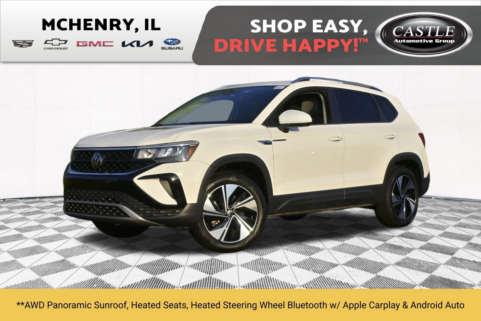 Used 2024 Volkswagen Taos SE w/ Panoramic Sunroof Package