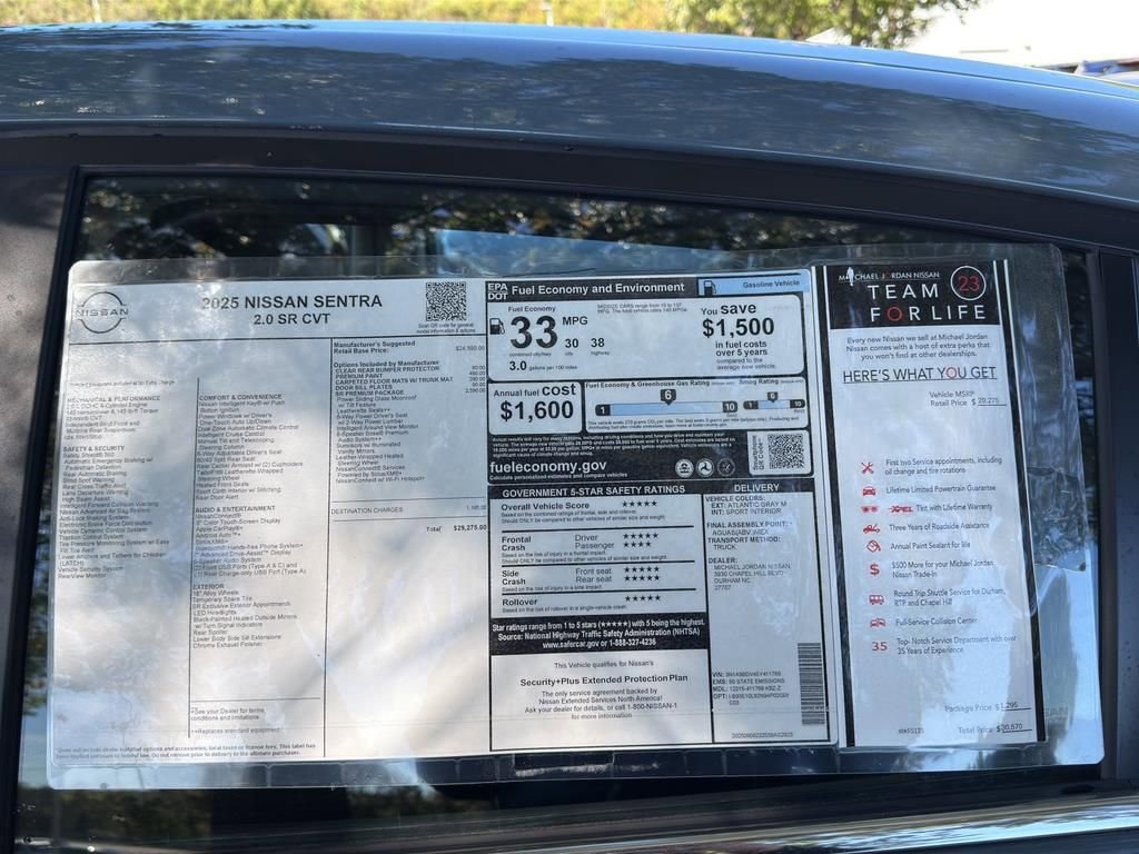 New 2025 Nissan Sentra SR w/ SR Premium Package image 12