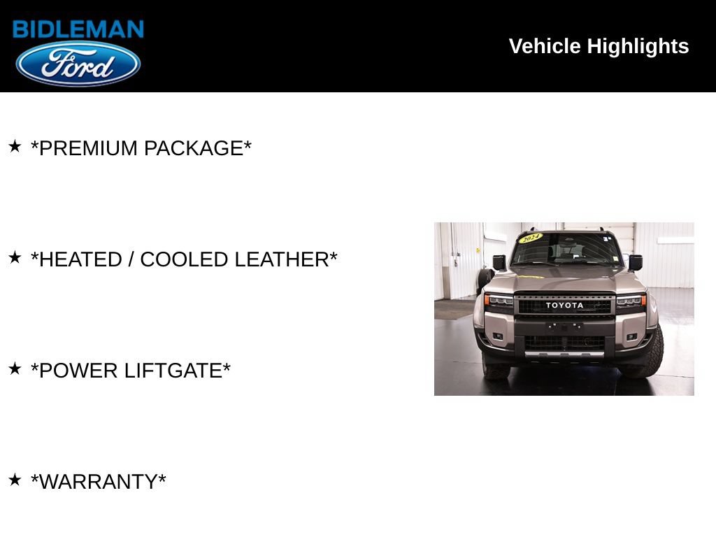 Used 2024 Toyota Land Cruiser w/ Premium Package AWD/4WD image 10