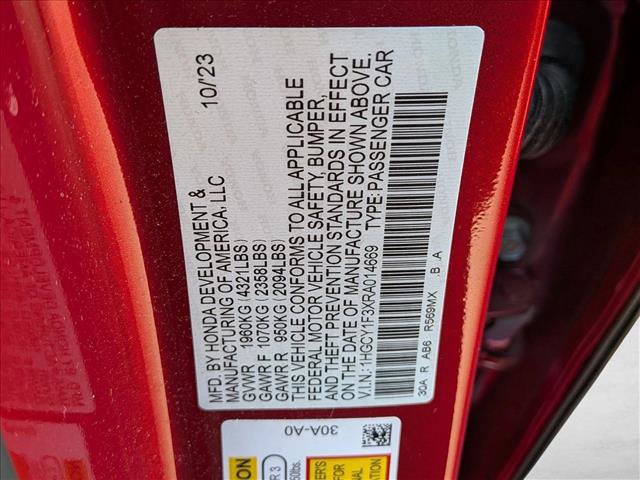 Certified 2024 Honda Accord EX image 22