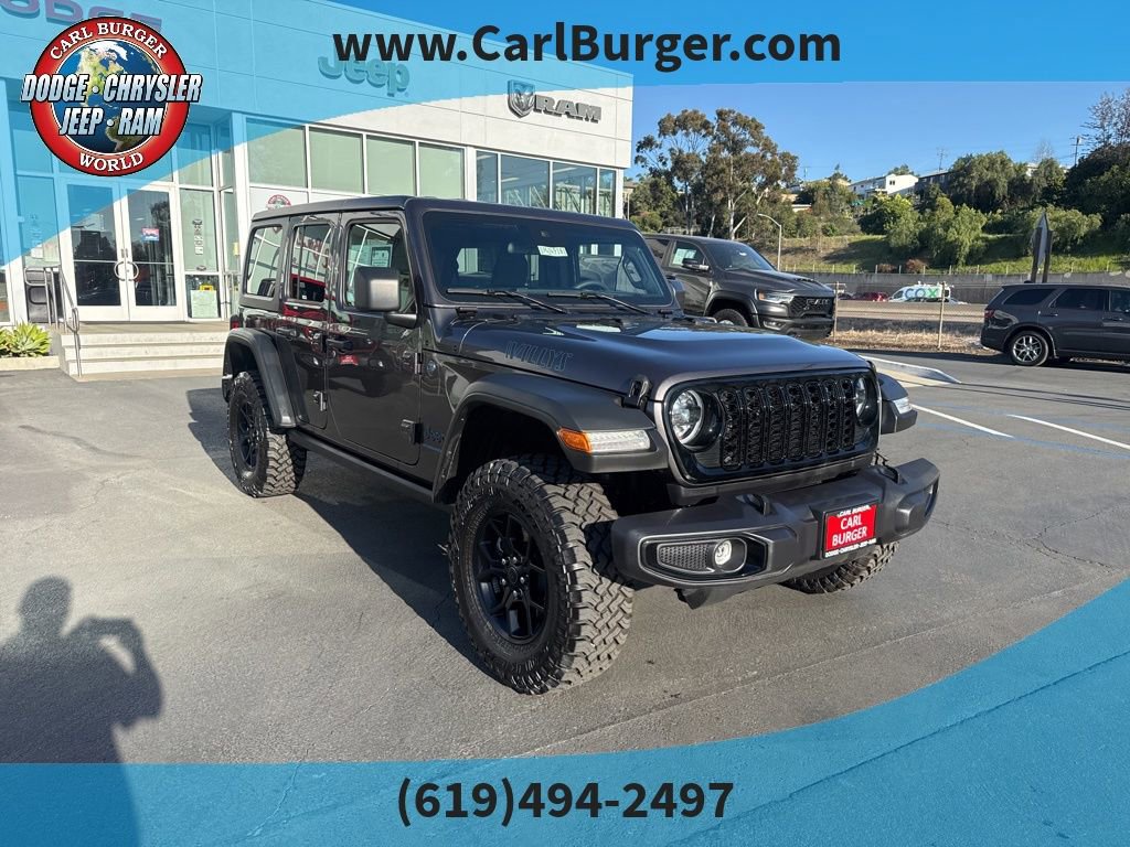 Certified 2025 Jeep Wrangler Willys 4xe image 1