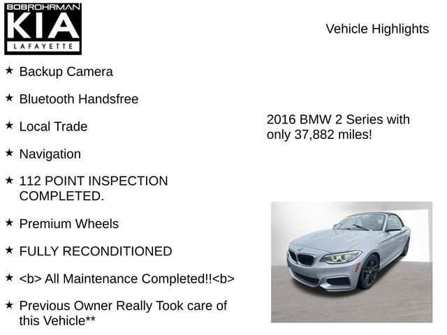Used 2016 BMW M235i Convertible RWD image 8