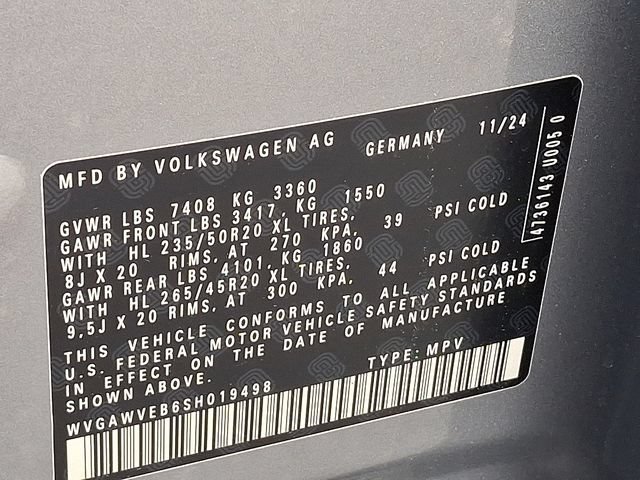 New 2025 Volkswagen ID. Buzz Pro S RWD image 14