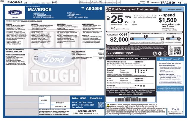 New 2026 Ford Maverick XLT w/ 4K Tow Package AWD/4WD image 4