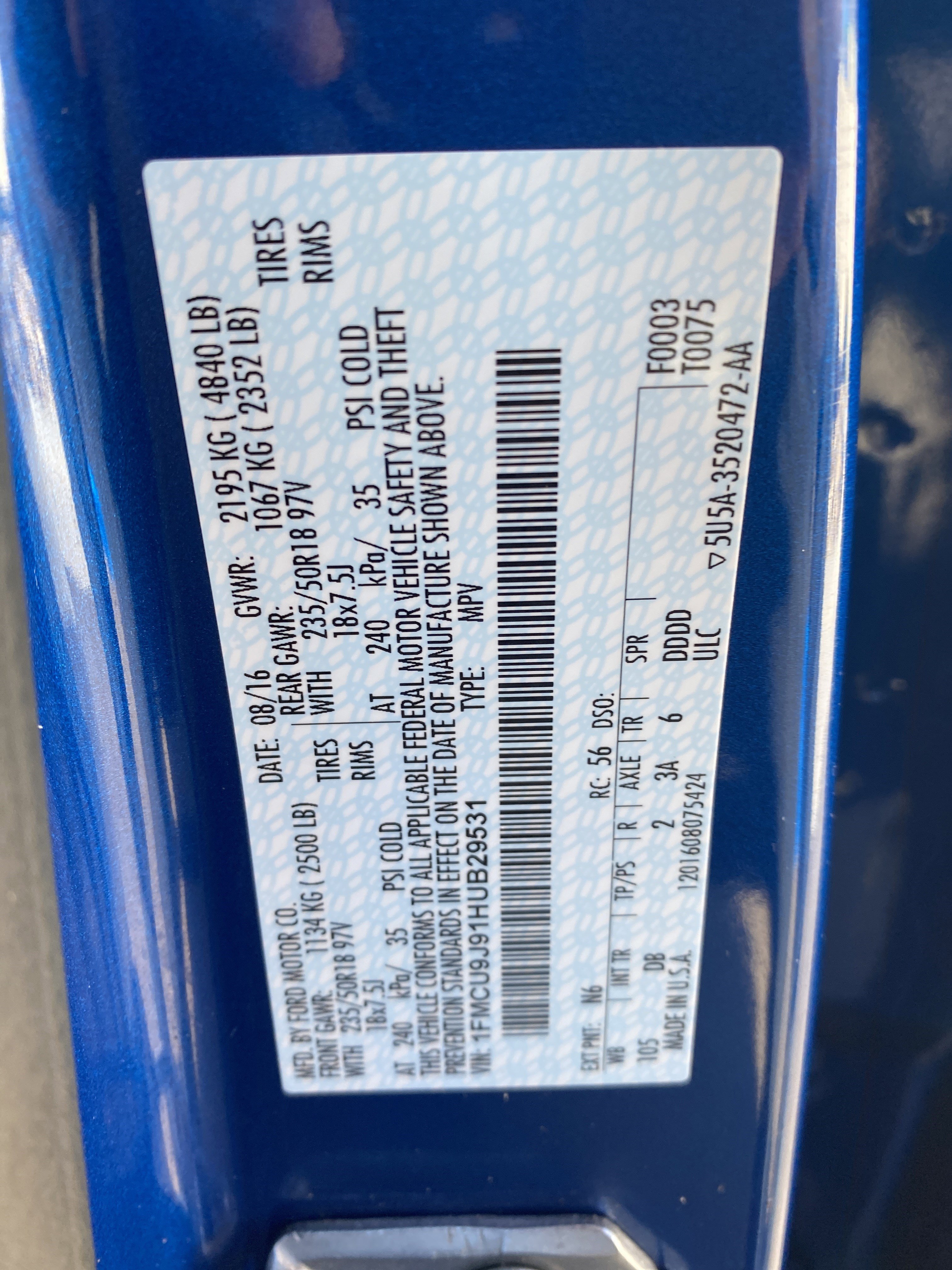 Used 2017 Ford Escape Titanium w/ Equipment Group 301A image 28