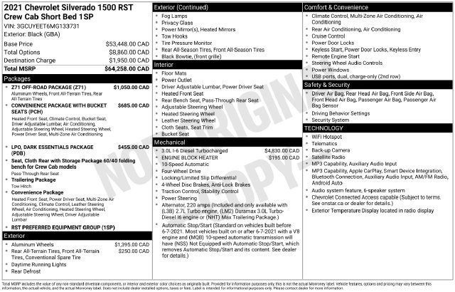 Used 2021 Chevrolet Silverado 1500 RST w/ Z71 Off-Road Package AWD/4WD image 4