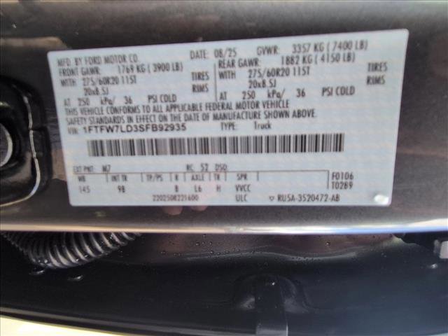 New 2025 Ford F150 Platinum w/ Equipment Group 702A High image 17