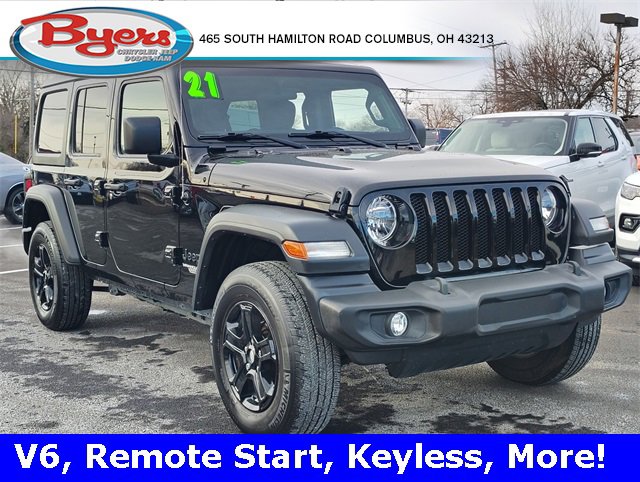 Used 2021 Jeep Wrangler Unlimited Sport S