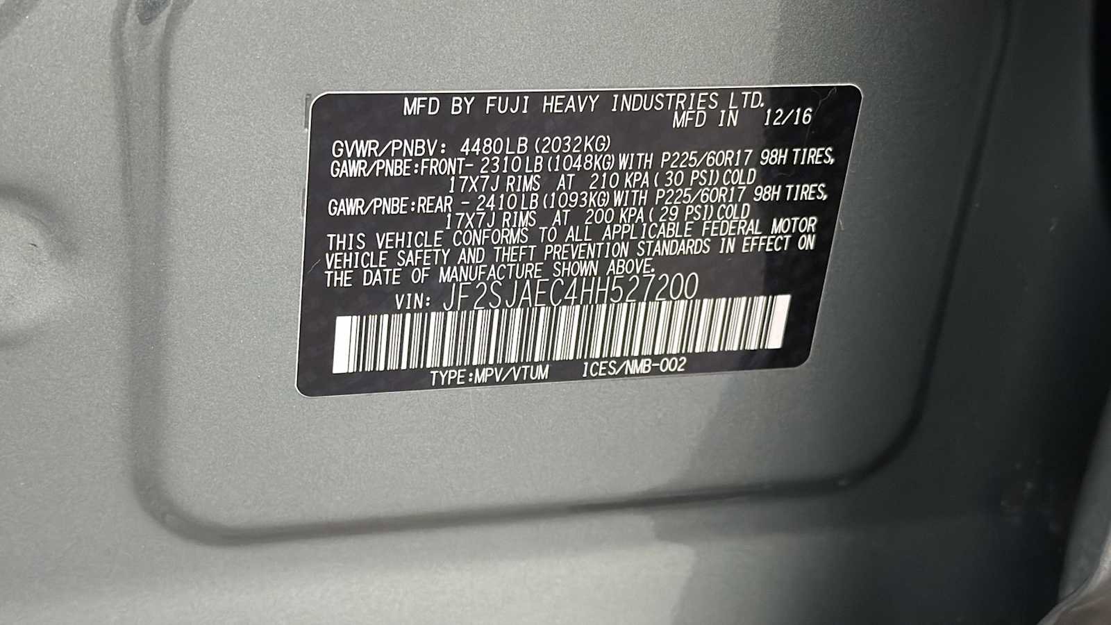 Used 2017 Subaru Forester 2.5i Premium w/ Popular Package #1A image 11