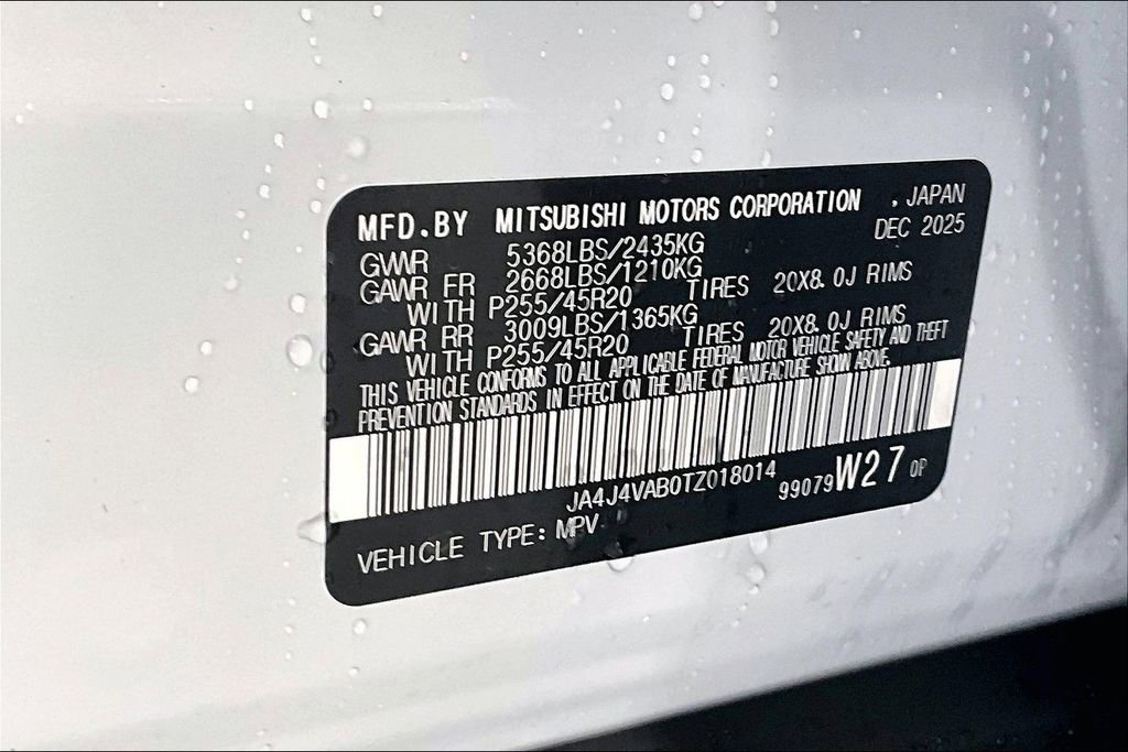 New 2026 Mitsubishi Outlander SE AWD/4WD image 9